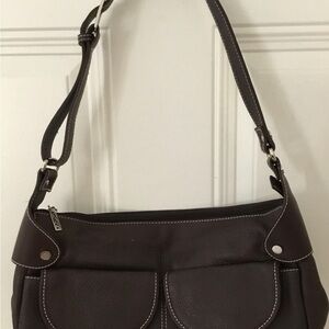 Maxx New York Dark Brown Shoulder Bag